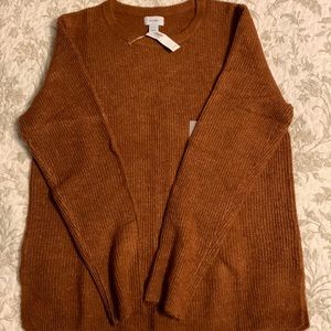 Womens large Old Navy Brown Sweater. New with tags